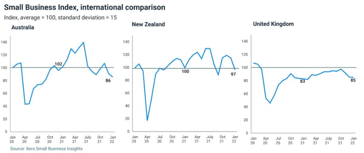 Small Business Index international comparison 
